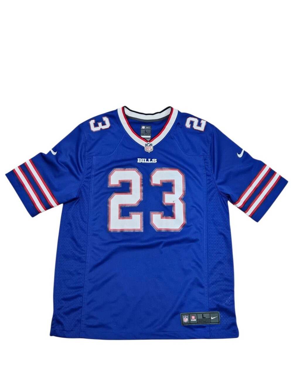 Buffalo Bills Nike #23 Winter Jersey Men’s L US Large